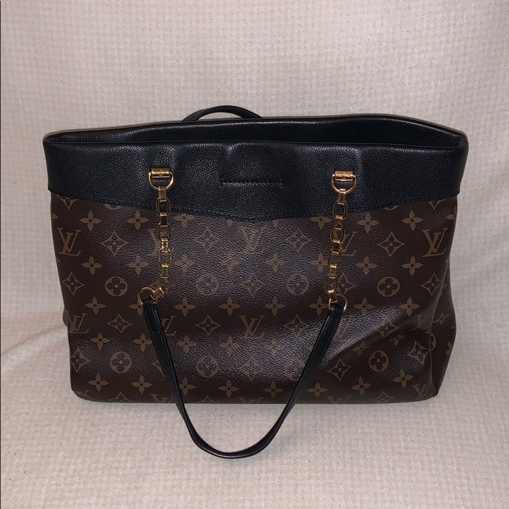 Louis Vuitton Pallas Canvas Shopper Bag